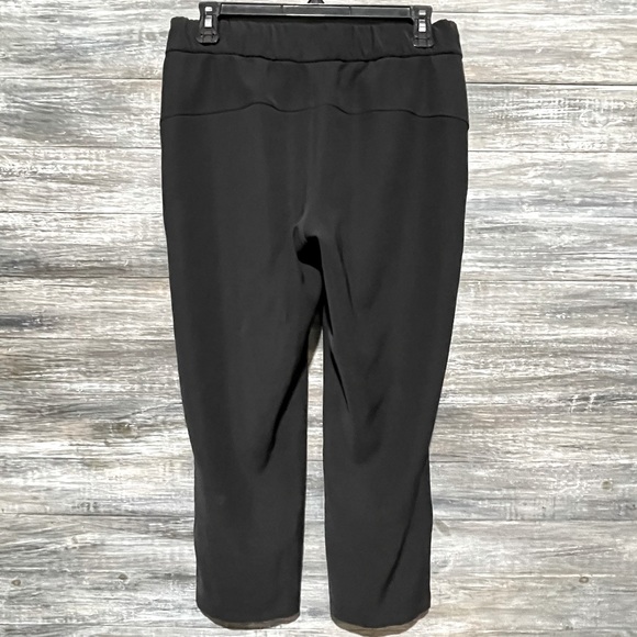 Lululemon Black On The Fly 7/8 Cropped Drawstring Elastic Waist Pockets Pants 6 - Picture 14 of 14